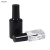 Storage Bottles 10/15ml Empty Nail Polish Bottle Clear Glass With Brush Refillable Manicure Tool