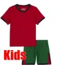 2024 البرتغال Joao Felix البرتغال كرة القدم الأولاد روبن Neves Bruno Ronaldo Fernandes Portugieser 2024 25 Portuguese Football Shirt Kits Kit Sets