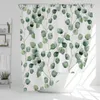 Rideaux de douche Plant vert feuilles de palmier cactus rideau de salle de bain polyester étanche frabique avec crochets