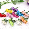 Decorative Flowers 144PCS/Pack Calla Artificial Lily Fake Flower Bouquet For Wedding Bridal Home Party Decoration