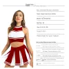 Juego de uniformes de porristas de mujeres que juegan a rol de mujeres europeas y estadounidenses para mujeres sexy para bebés.