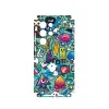 3D Colorful mignon Match Matte Skin Film Full Body Téléphone Sticker pour Samsung Galaxy S23 Ultra S23 Plus S23 S22 + dos + côtés enveloppe