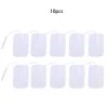 10/20pcs EMS Tens Electro Pad Silicone Gel Electrode Pads Tens Electrodes Digital Therapy Machine Electrode Pads 2mmプラグ