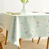 Panno da tavolo piccolo barattolo di biancheria rettangolare copertina di caffè impermeabile per decorazioni da cucina da pranzo