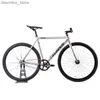 Bikes Tsunami SNM100 Bike a marcia fissa 700c Frame di alluminio Sing Speed Fixie Bike Bike Bicycs Brakes di cuscinetti industriali V Freni L48