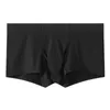 Tenue de yoga hommes boxers minces éléphants nez gonflement de la pochette douce des sous-vêtements respirants absorbant pour l'usure quotidienne