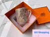 Hurtowy kubek nordycki Ceramiczny Puchar Trójwymiarowy pudełko na wzór szkliwa
