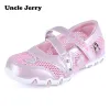 Sneakers Unclejerry Spring Summer Breattable Princess Shoes Cartoon Shoes For Little Girls Kids New Fashion Flat Sandals