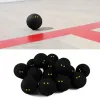 Black Professional Squash Rackets Racquet Sports Two-Yellow Dots Squash Ball Low Speed Ball Rubber Balls