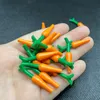 Carrot with Green Leaves Building Block MOC Parts Brick Toys For Rabbit Gardens Grassland Compatible 33172 20pcs/Lot