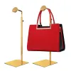 1pc Adjustable Polished Gold / Silver Hanging Bag Handbag Shelf Display Stand Purses Handbag Holder Rack Organizer Stand Storage