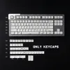 Acessórios GMK Minimalista Branco 126 Chaves MDA Perfil PBT keycap Dyesub Japanese Custom Personalidade Chaps para teclado mecânico 61/64