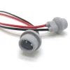 NHAUTP 4PCS Rubber T10 W5W Фарманый базовый кабель Адаптер для автомобильных грузовиков боковой маркер/парковочный ламп лампочек серый