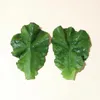 Decorative Flowers 3pcs PVC Simulation Green Lettuce Leaves Fake Vegetable Model Pretend Play Kitchen Toys Artificial Food Restaurant Window