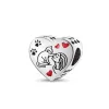 2023 NOUVEAU 925 STERLING SILP ROKE TEA TUP PRIMMES LOVE LOVE PEAU PEADS FIT DIY Fine Bracelet Pandora Original By Women Gift