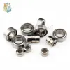 10pcs MR105ZZ 604ZZ 606ZZ 608ZZ 623ZZ 624ZZ 625ZZ 626ZZ 635ZZ 685ZZ 698ZZ GRANHO DEEIR BOLO ROLAMENTO DE POLELA FLANGED ROLE