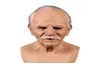 Party Masks Old Man LaTex Mask Halloween rekwizyty Łysy Maskaradę Prop Horror film Cosplay Scary Wig Maskcosplay7745451