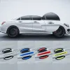 8pcs3d Carreflective sticker tape reflector Fender waarschuwing bumper strip deurgreep kom deksel exterieur accessoires set