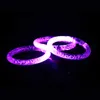 12 pièces / lot Bracelet LED Light Battered Fonctionnement des bracelets clignotants pour enfants