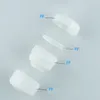 Bottiglie di stoccaggio 30pcs/lotto bianco o trasparente PP Plastic Creamjars Jar Series Cosmetics Make Up Mask Contenitore