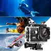 Kameras 4K Actionkamera WiFi Unterwasser wasserdichte Motorrad -Video -Aufnahmekamera Sportkameras Fernbedienung Outdoor Mini Cam