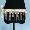 Belly Dance Chain Women Women Dance Performance Accessori Pendenti Rhinestone Sexy Acqua Diamond Nappina Colorful Diamond Belt