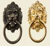 66 * 40 mm poignées de meubles bête pour la tête de lion poignée en alliage antique armoire de garde-robe porte rétro décoration 1pcs avec vis5277016