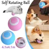 Self Rotating Ball Electric Cat Ball Toy USB Rechargeable Smart Interactive Cat Toy ABS Intelligent Rolling Ball For Dog Playing