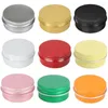 Storage Bottles 50Pcs 15g Empty Aluminum Tin Jar With Screw Thread Lid Round Sealed Box Cream Lip Containers Cosmetic Candle Jars