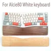 Acessórios Feker Alice80 Walnut/Oak Wooden Mechanical Keyboard Rest Rest With Antislip Mat Ergonomic Gaming Desk Wrist Pad Pad