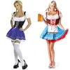 S-3XL Sexy Maid Costume Adult Women Halloween Cosplay Oktoberfest Dirndl Costume Bavaria Beer Party Girl Wench Costume Plus Size