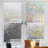 Window Stickers Electrostatic Glass Privacy Film Heat Insulation Sunscreen Translucent Opaque Static Cling Decor