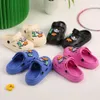 Slipper Hot-Sale Summer Kids Sandals Hole Childrens Shoes Slippers Soft Anti-Skid Cartoon DIY Design Child Shoes Sandy Beach Boys Girl 2449