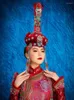 ベレーツ女子モンゴルのハイエンドのエスニックマイノリティスタイルの結婚式のブライダルヘッドレキソティックヘアアクセサリー