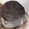 Lång lockig spetsfront peruk för svarta kvinnor kinky djup våg spets frontal syntetisk peruk med baby hår afro värmebeständig