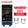 hanmatekプログラム可能なDC電源30V 10A調整可能なデジタルディスプレイ電圧電流レギュレータスタビライザーベンチ供給