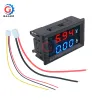 Mini Voltmetro digitale da 0,56 pollici DC DC DC 100V 10A Pannello AMP Volt Volt Conte Misurazione Tester Blue Red Dual LED Display