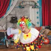 Circus Kids Erwachsene Porträthintergrund für Fotografie Karneval Babyparty Geburtstagsfeier Dekor Hintergrund Fotostudio Requisiten