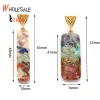 1pcs 57-67mm Color Natural Chip Stone Beads Long Column Charms Pendants Accessories For Jewelry Making Diy Handmade Accessories