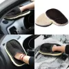 Furniture Glass Dust Household Gloves Coral Fleece Velvet Cleaning Sponge Cloth Cleaner Washer Waterproof Car Wash Gloves