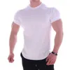 Casual shirts voor heren Skin-Touch Milk Silk Men T-shirt O Hek Solid kleur Korte mouwen Zomer T-shirt voor mannen 2022 Zweetabsorptie Casual Men Tops 2449