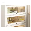 Sideboard moderna a base di pannelli a base di legno per cucina mobili per la casa creativa per soggiorno
