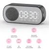 Digital Aneaving Clock Bluetooth 5.0 Display altoparlante Display Distanza di mirror Distanza con supporto FM RADIO TF Play Call a mani libere