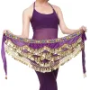 Nuovo stile Top Selling Belly Dance Waist Waist Waist Hip Scarf Bellydance Coins Belt Dancing Belcer's Bancer's Accessori del ballerino