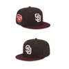 24 Styles Padreses- Sd Mektup Beyzbol Kapakları Bahar Günlük Moda Casquette Kemik Pamuk Şapkası Erkekler İçin Giyim Giyim Toptan Snapback Hats V2