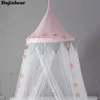 Baby Room Mosquito Net Kid bed curtain canopy Round Crib Netting bed tent baldachin Decoration girl bedroom accessories Dropship240327