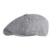 Bérets Cotton Spring Summer Color Solid Caps Capes plates plates PAPIED MENS ET FEMMES PEINTER BERET BERET 112