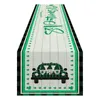 Table Cloth St. Patricks's Day Flag Linen Truck Gnome Runner Simple And Generous Grease Resistants