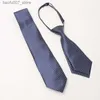 Krawat szyi koreańska wersja garnituru biznesowego krawat ślubny unisex leniwy tieq