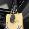 Hooks 4pcs auto organisator USB kabelsleutel opslag zelfklevende auto clip zonnebrillen frames muur interieur onzichtbare kleine haak